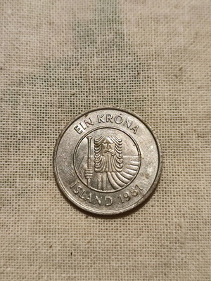 Coin from Iceland used