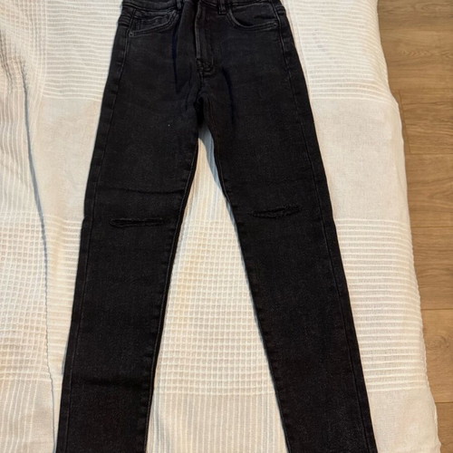 Zara boys' pants size 7 years 128 cm like new black-grey