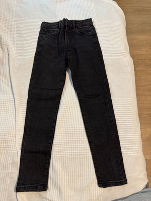 Zara boys' pants size 7 years 128 cm like new black-grey
