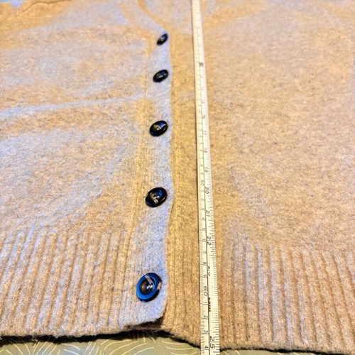 Zara cardigan used, warm, grey, loose fit, size S