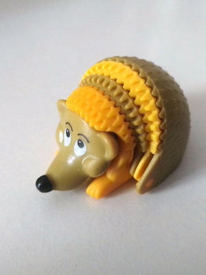 Kinder hedgehog figure used, toy miniature