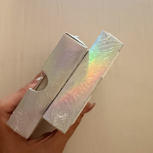 Holographic memo notes with wooden stick, set of 2