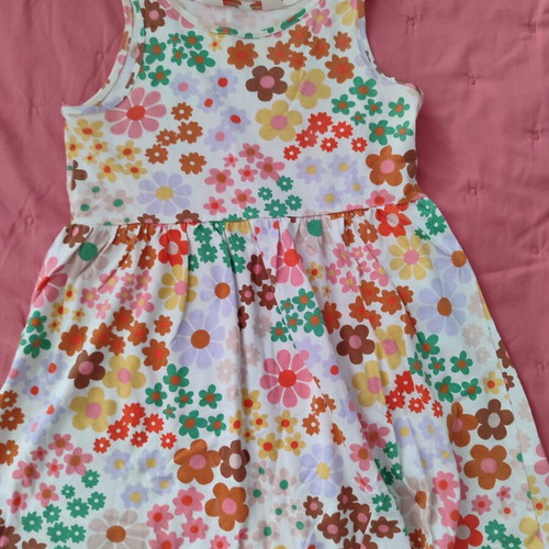 H&M Girl's Dress like new, colorful, sizes 104-110 cm