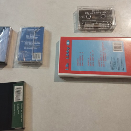 Vintage English Audio Cassettes Set of 7 by Express Publishing, new