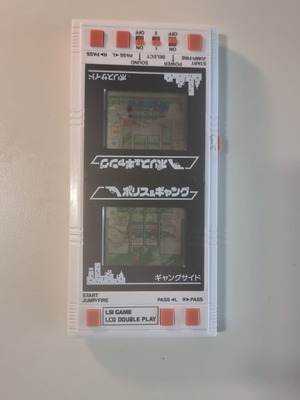 Bandai LSI Game LCD Double Play Police & Gang handheld console