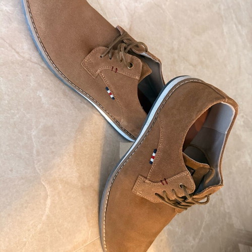 Xti Urban Brand Suede Smart Casual Shoes Size 44 New Camel Tan