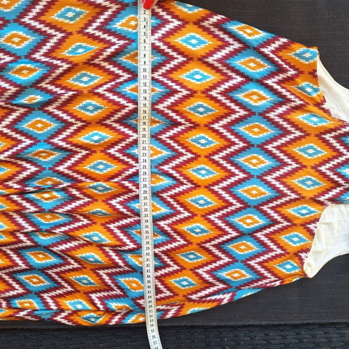 Maxi dress with front opening