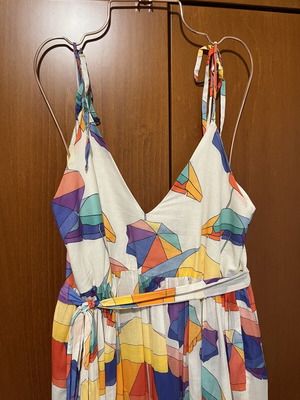 Karavan summer dress with umbrella print, size S/M