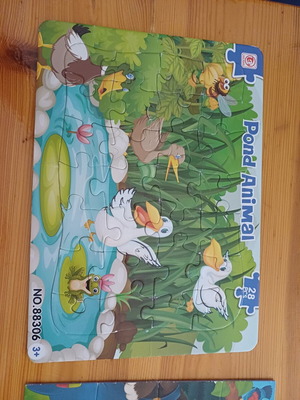 Trefl children's puzzle set with Pond Animals and The Three Little Pigs