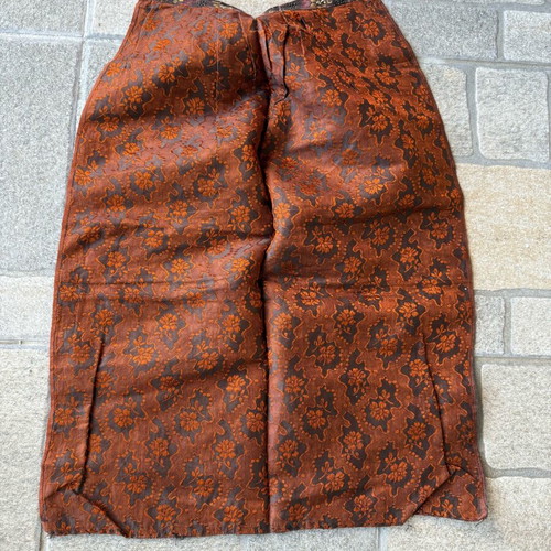 Traditional Soufli kaftani used from atlas fabric and apron early 1900s