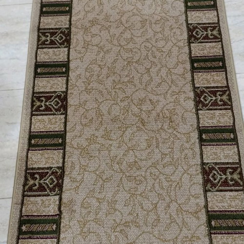 Wool rug runner 0.80x2.60 new in earth tones