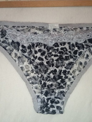 Sheer underwear new, black and white