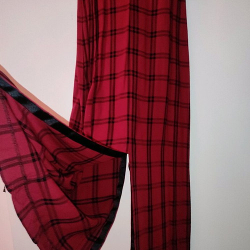 Red plaid midi dress Zara Trafaluc like new, size M