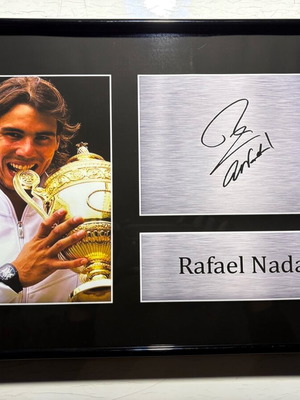 Αφίσα Rafael Nadal Wimbledon Tribute καινούργια με υπογραφή αντίγραφο