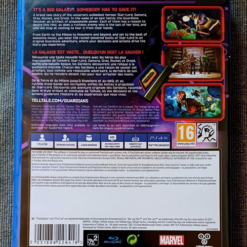 Guardians of the Galaxy The Telltale Series PS4 used