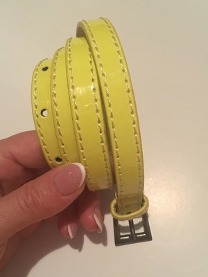 Jennyfer belt yellow 105 cm like new