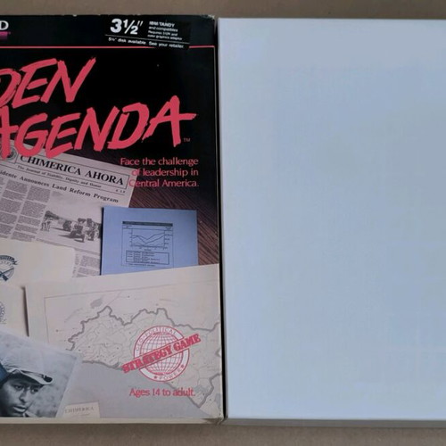 Hidden Agenda PC disks 3.5" Big Box like new