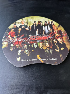 Συλλεκτικό mousepad Metal Hammer με artwork Metallica και Slipknot