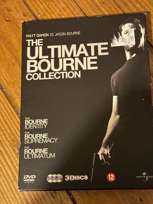 The Ultimate Bourne Collection DVD used, 3-disc box set
