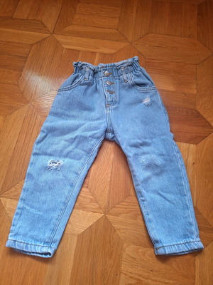 Zara denim pants for girl 18-24 months like new