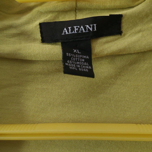 Alfani wonderful yellow (lemon) cardigan / blouse XL