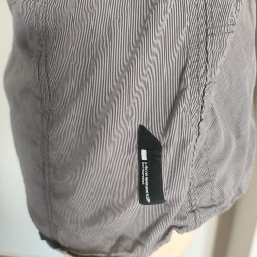 G-star cotton striped women's shirt size S/M like new, gray