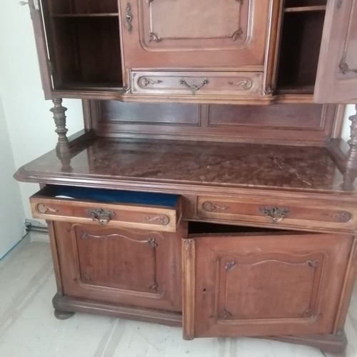 French buffet solid walnut like new