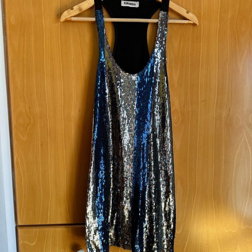 Paranoia sequin blouse or dress like new, small-medium