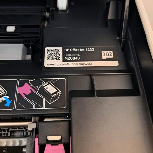 HP Officejet 5232 printer used, color multifunction inkjet