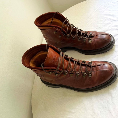 Oliver Sweeney handmade leather boots used, brown, size 43