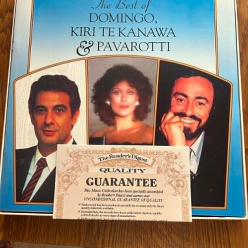 The Best of Domingo, Kiri Te Kanawa & Pavarotti vinyl box set new, classical