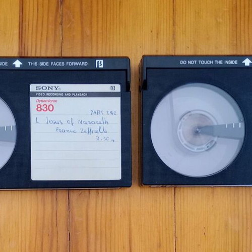 Beta Max video cassettes used, pack of 2, Jesus of Nazareth
