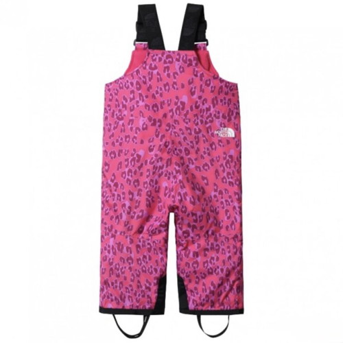 The North Face kids ski jacket, black and pink