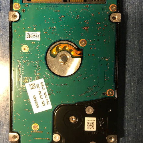 Toshiba HDD 500GB 2.5" MQ01ABFD50 μεταχειρισμένο