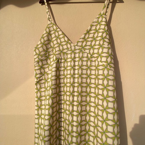 Long dress Kado handmade clothes new, lime and beige shades
