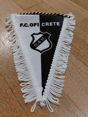 OFI Crete F.C. football pennant used, small size