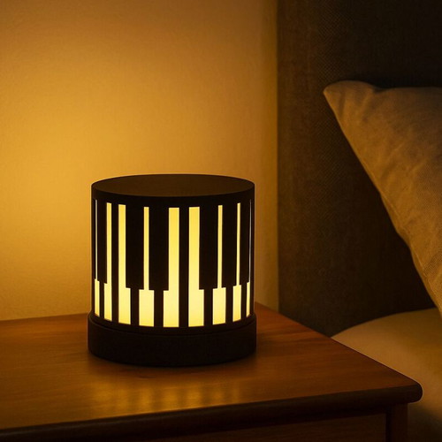 Piano Lamp table lamp new, handmade 3D printed light