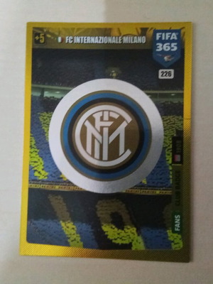 Σήμα χαρτάκι της ομάδας INTER καινούργιο 2020-21 Panini