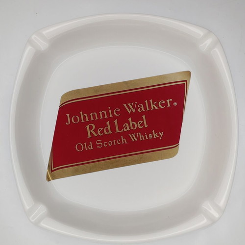 Κεραμικό τασάκι Johnnie Walker Red Label, κατασκευασμένο στην Αγγλία