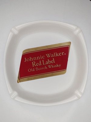 Κεραμικό τασάκι Johnnie Walker Red Label, κατασκευασμένο στην Αγγλία