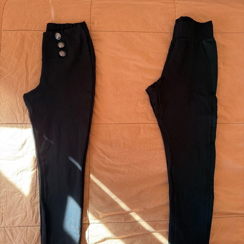Calzedonia push up leggings black, 2 pieces, like new