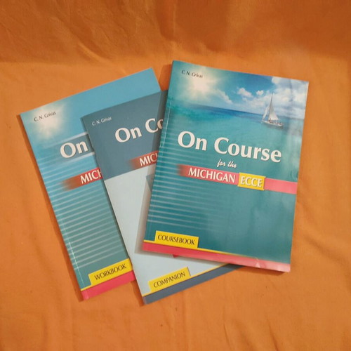 On Course For The Michigan ECCE set of 3 volumes like new