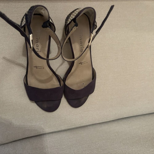 Tamaris sandals size 38 used, blue