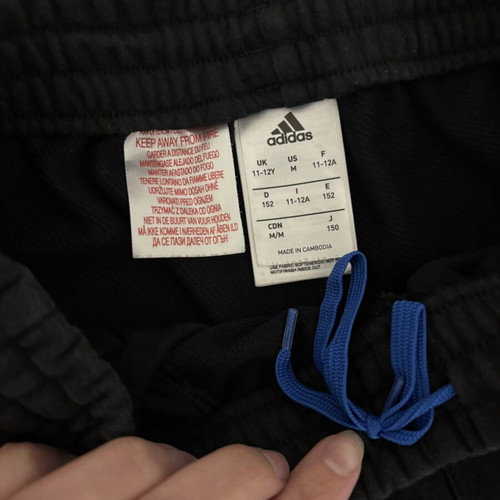 Adidas Future Icons 3-Stripes Kids' Sweatpants black, like new, age 11-12