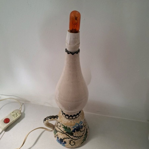 Vaniou ceramic lamp like new, height 34 cm