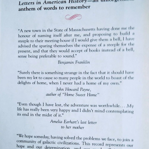 Letters in American History used book