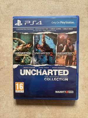 Uncharted The Nathan Drake Collection PlayStation 4 μεταχειρισμένο ελληνικό πλήρες
