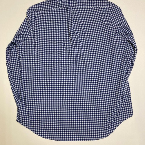 Ralph Lauren shirt XXL classic fit dark blue white checked with dark blue pony