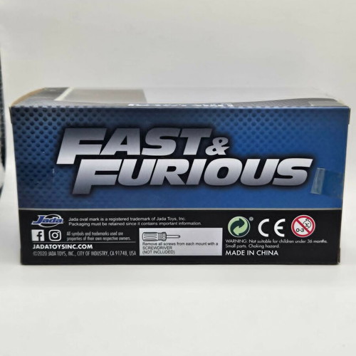 Metal Die Cast Fast & Furious Brian's Nissan Skyline 2000 GT-R (KPGC10) like new
