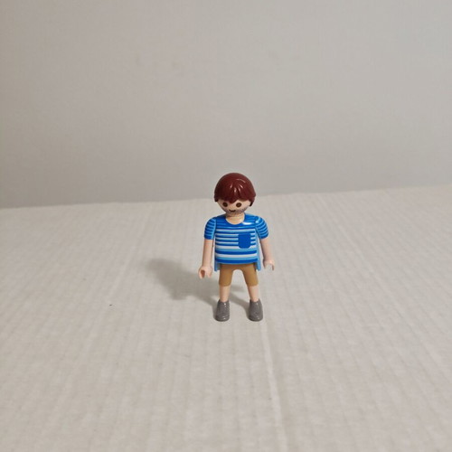 Playmobil figure blue shirt used